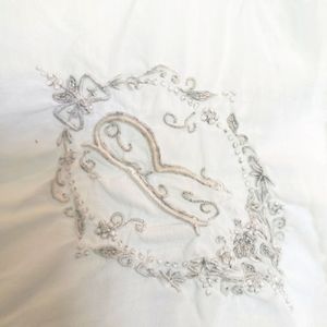 Antique Hanky with Monogram Letter "R"